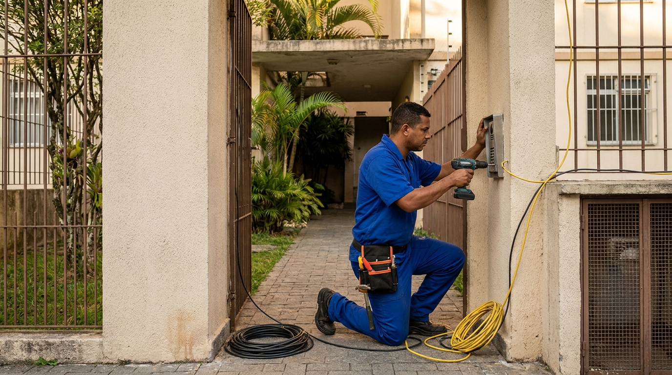 Instalacao de interfone profissional em Americana‑SP