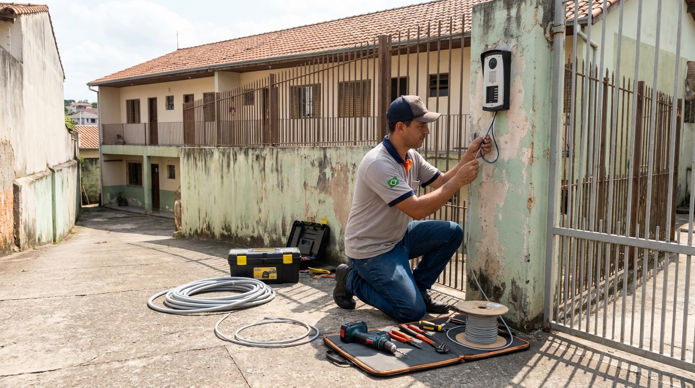 Instalacao de interfone residencial em Americana‑SP