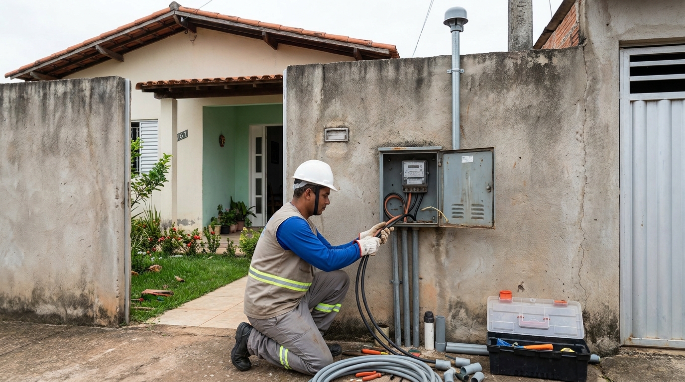 Instalação de Padrão de Energia perto de mim em Americana‑SP