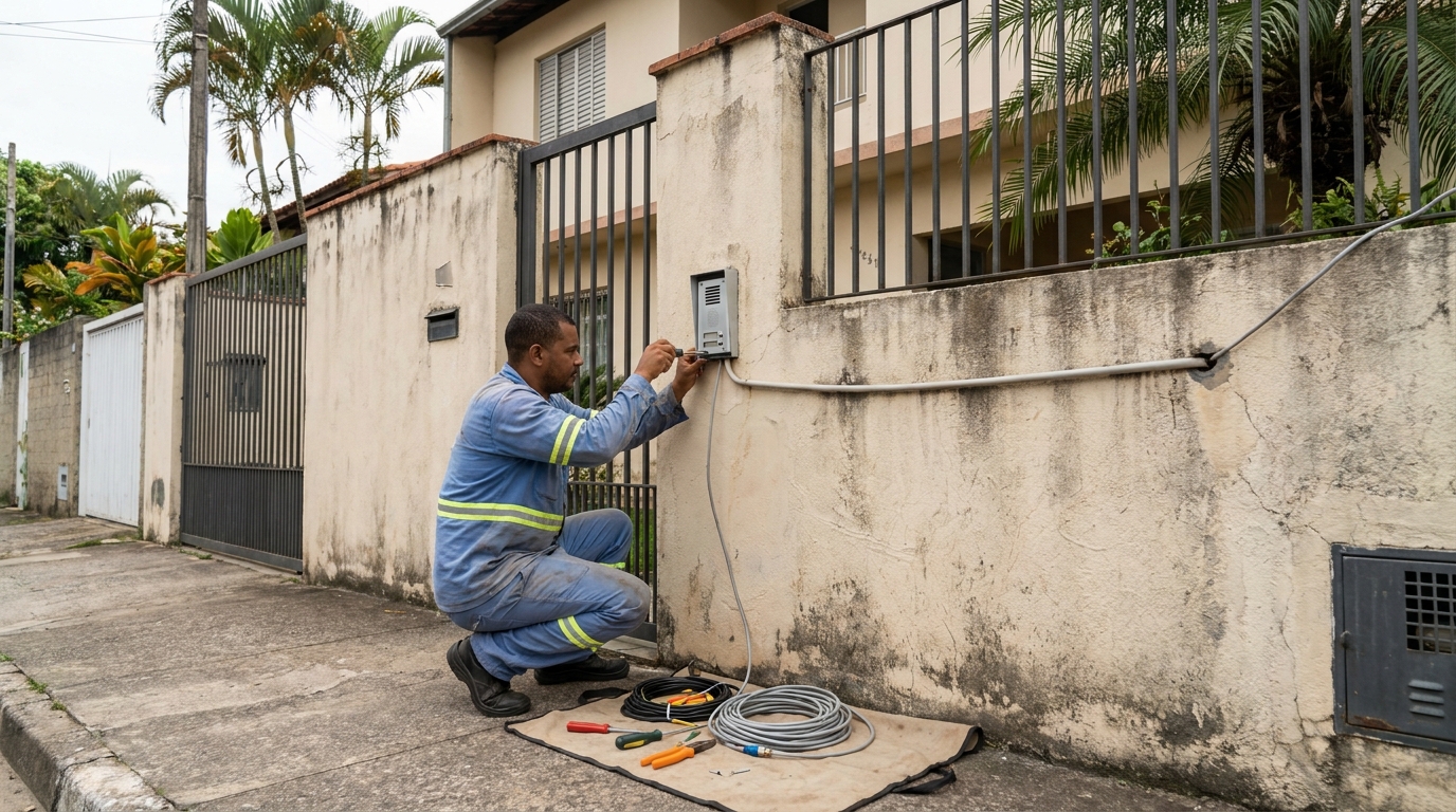 Instalacao de video porteiro em Americana‑SP
